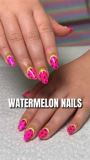 Watermelon Nails Tutorial: Letting My 9-Year-Old Design Her Nails (Part 2)