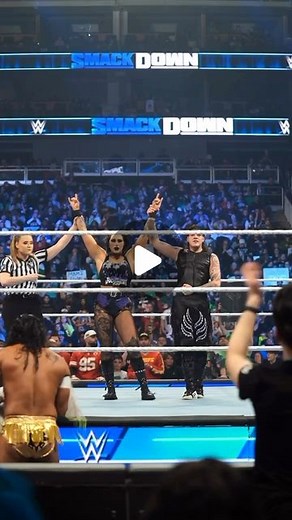 WWE on Instagram: "Mami & Dom Dom win big on #SmackDown!"