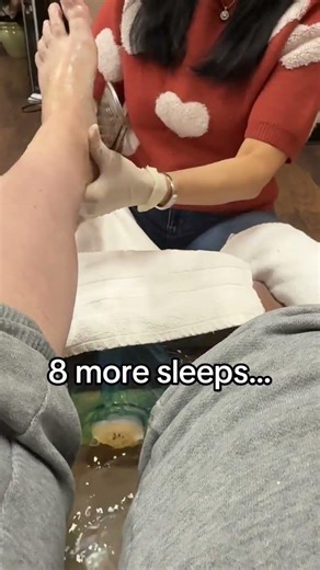 Weekend prep for the big day! #countdown #pedicure #feet #toes #frenchmanicure