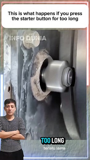 This is what happens if you press the starter button for too long #reelsfypシ #information #usa #lifehacks | Deny Tokrat