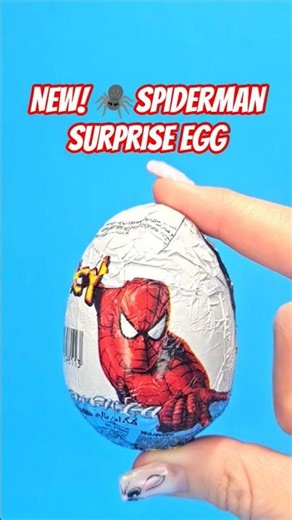 NEW Spiderman Surprise Egg unboxing | ASMR #asmr #spiderman #shorts #unboxing