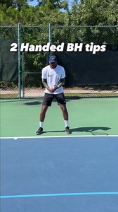 Two handed backhand