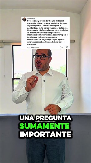 ¿Qué sucede cuando fallece un trabajador? Aquí te lo explicamos #derecholaboral #empresas #prestacioneslaborales #asesorialegal #fallecimientodetrabajdor