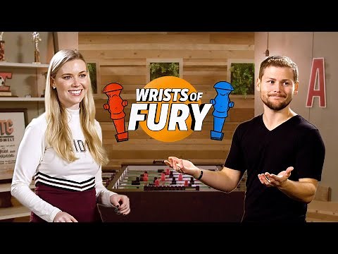 America's Got Talent's Drew Lynch Challenges Foosball Champion Kelsey Cook: Wrists of Fury