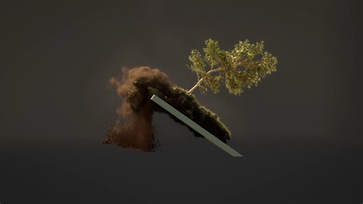 Houdini教程《逼真的树木和土壤模拟》