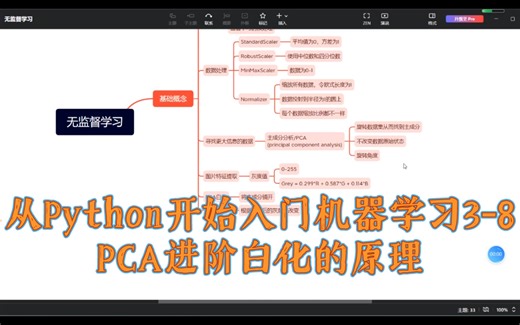 从Python开始入门机器学习3-8：PCA进阶白化的原理