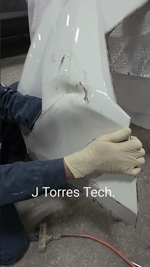 J Torres Tech || How to repair plastic bumper easy way || Como reparar bumper de plastico facil