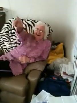 Grandma can I see your titty