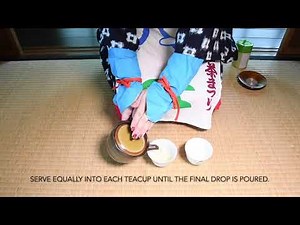 おいしいお茶の淹れ方(英語説明付)