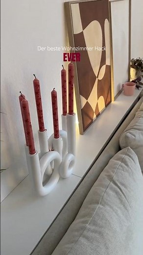 Dieser Interior-Hack wertet dein Wohnzimmer auf! 🛋️ ✨ #interiorhacks #dekoration #wohnzimmer