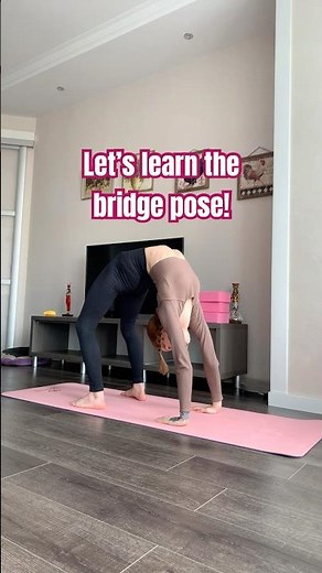 How to Do a Bridge Pose? 🌟 Back Stretching for Flexibility #Shorts