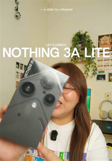 The Nothing 3a Lite will be available starting Nov 25. You can buy from Digital Walker and Open Source ✨ — Should we do a sample vlog or full camera test? Lemmeknowww~ #mikeeest