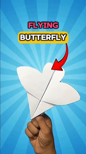 How to Make a Paper Flying Butterfly 🦋 | Easy Origami Butterfly That Flies