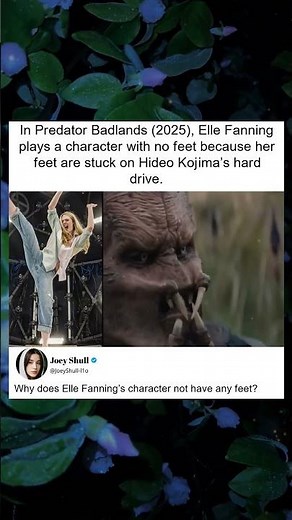 Predator Badlands (2025): Elle Fanning’s Missing Feet Mystery