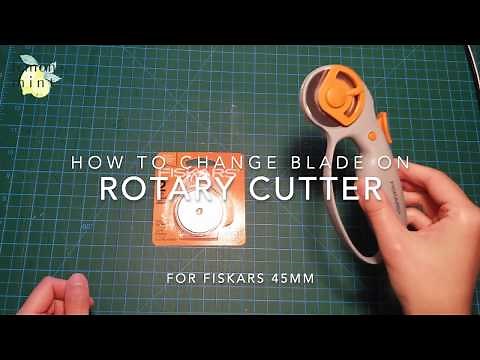How to change the blade on a Fiskars Rotary Cutter