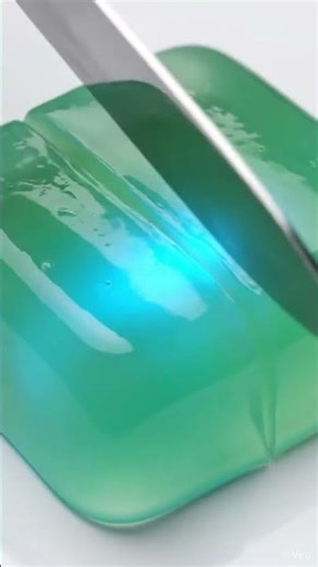 PULSING GEL ASMR Slicing 🧪🔪 #aiasmr #ai