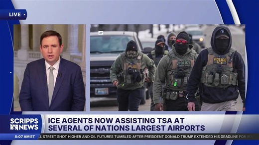 ICE agents deployed to ease airport TSA delays amid shutdown