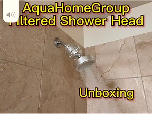 Watch AquaHomeGroup 15 Stage Shower Filter Set, Unboxing & Install on Amazon Live