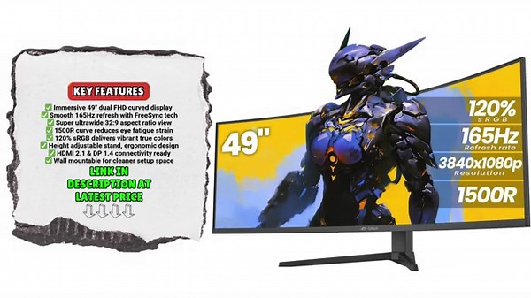 Ultimate ultrawide gaming experience | CRUA 49" Curved Gaming Monitor | Review