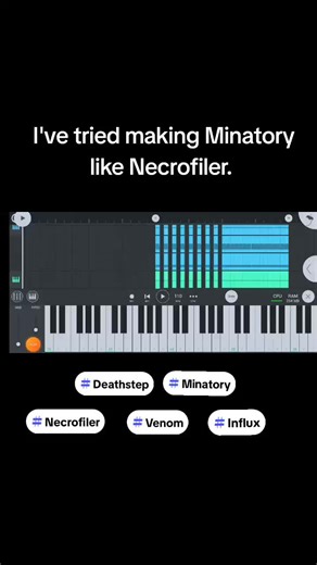 I've tried making Minatory #deathstep #minatory #necrofiler #venom #influx