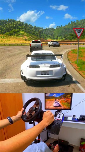 supra mk4 toyota 1000hp driving simulator logitech g27