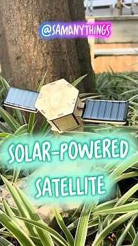 Solar-Powered Spinning Satellite | DIY STEM Space Model