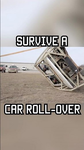 How to SURVIVE a CAR ROLLOVER 🚗 #car #survival #military