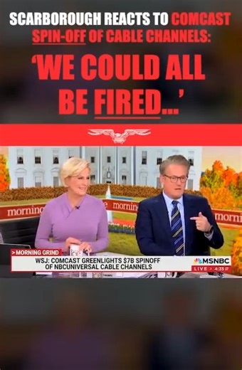Scarborough reacts to Comcast spin-off of cable channels. READ: tiny.cc/xxcwzz #Scarborough #MorningJoe #MSNBC #Comcast #cable #viral #trending #explorepage | Washington Examiner