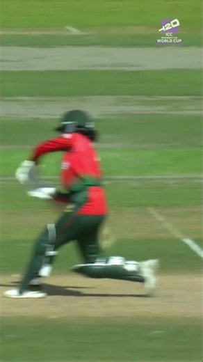 The guile of Radha Yadav on display as she removes the Bangladesh captain 👏 #T20WorldCup