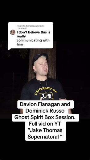 Replying to @barbaraangelo2 you NEVER know who the spirits are that are coming through. They could absolutely be spirits pretending to be them. You never know. #davionflanagan #dominicrusso #thecrash #mackenzieshirilla #paranormal