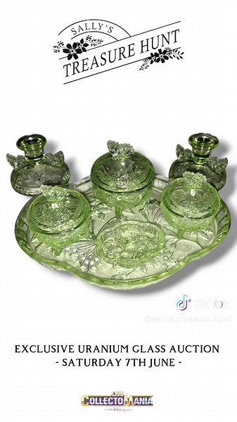 Discover Unique Uranium Glass Pieces for Sale