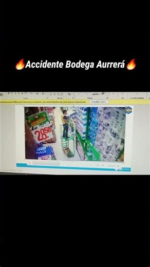 Accidente En Bodega Aurrerá Uso incorrecto Equipo De protección #short #Shorts #bodegaaurrera