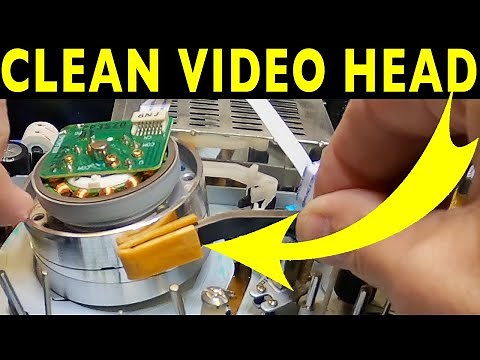 How to clean VHS VCR video heads