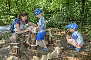 Unterwegs mit Waldmaus Wusel: Erlebnistour im Marbacher Hardtwald