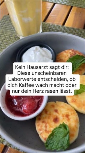 ☕ Kaffee macht dich nicht wach, sondern dein Herz rast?