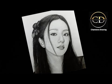 How to draw a BLACKPINK " Jisoo" (step by step) Pencil Drawing // Easy Drawing Tutorial //