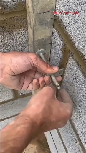 Perfect Masonry Corners – A Simple, Precise Bricklayer Trick #mixcraft