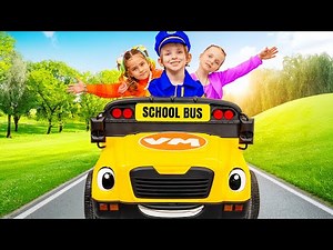 The SCHOOL BUS Journey with Alex | Helping Friends Get to School