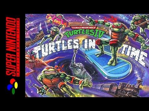 [Longplay] SNES - Teenage Mutant Ninja Turtles IV: Turtles in Time [2 Players] [Old Rec] (4K, 60FPS)