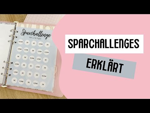 Budget Planer für Anfänger - Sparen, Sparchallenges und Sparspiele erklärt