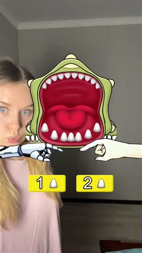 Teeth Challenge vs Robot😳😭WHO WILL WIN?😱#shorts