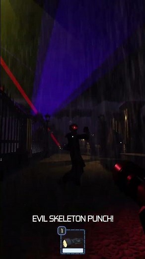 EVIL SKELETON PUNCH!!! #pressure #memes #skeleton