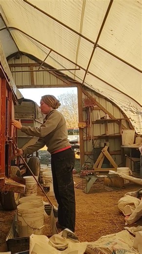 Getting creative to get the job done ✅ | Rocky Knob Farms