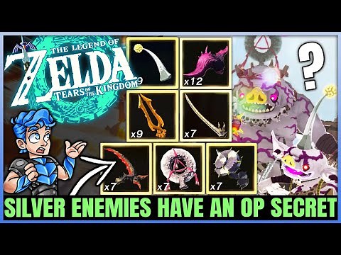 All 7 RARE Silver Enemies - OP Fuse Parts & Items - Location Guide & More - Tears of the Kingdom!