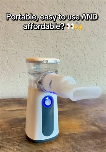 Small enough to take along, simple enough to keep things easy 👀💨 This portable personal humidifier creates a fine mist and comes with a mouthpiece plus two different-sized masks. It’s portable and the straightforward power button make it easy to operate, and it’s affordable, too! 🙌 Of course always follow the instructions and use only liquids approved for this device. Tap the orange basket to check the current deals going on right now 🛒🔥 #tiktokshopfalldealsforyou #TikTokShopBlackFriday #ti