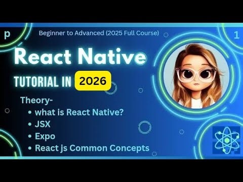 React Native Tutorials 1| Beginner to Advanced Full Course in 2026 || ‪@Shruti098.‬