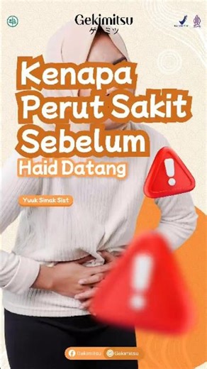 Kenapa Perut SakitSebelum Haid Datang? #gekimitsu #madupelancarhaid