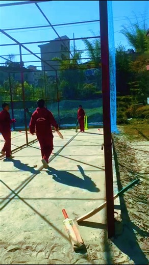 Strong academics, stronger sports foundation 📘🏏 Well-equipped cricket facilities for all-round student development #HolisticEducation #CricketAtSchool #ParentChoice #alpineacademy #prideofkageshwori