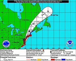 Hurricane Irene: Recapping Friday's Coverage