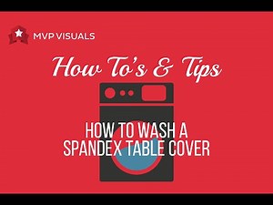How To Wash Your Custom Printed Spandex Table Cover